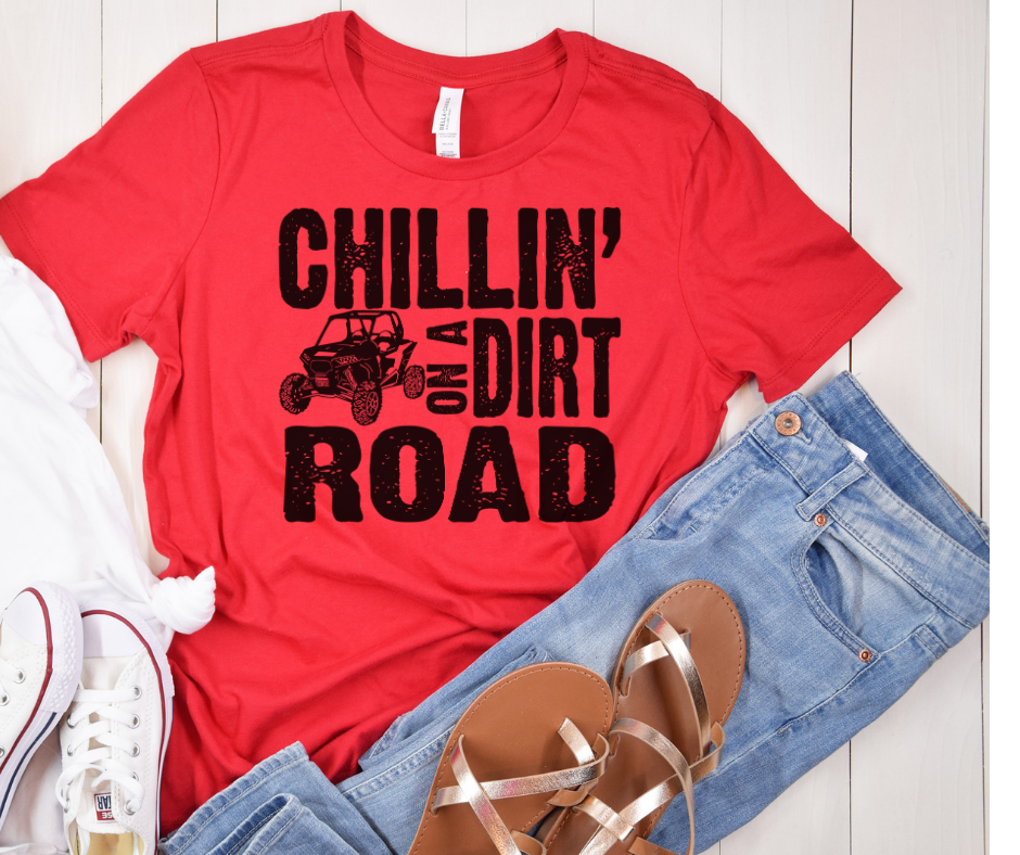 Chillin On A Dirt Road Side by Side