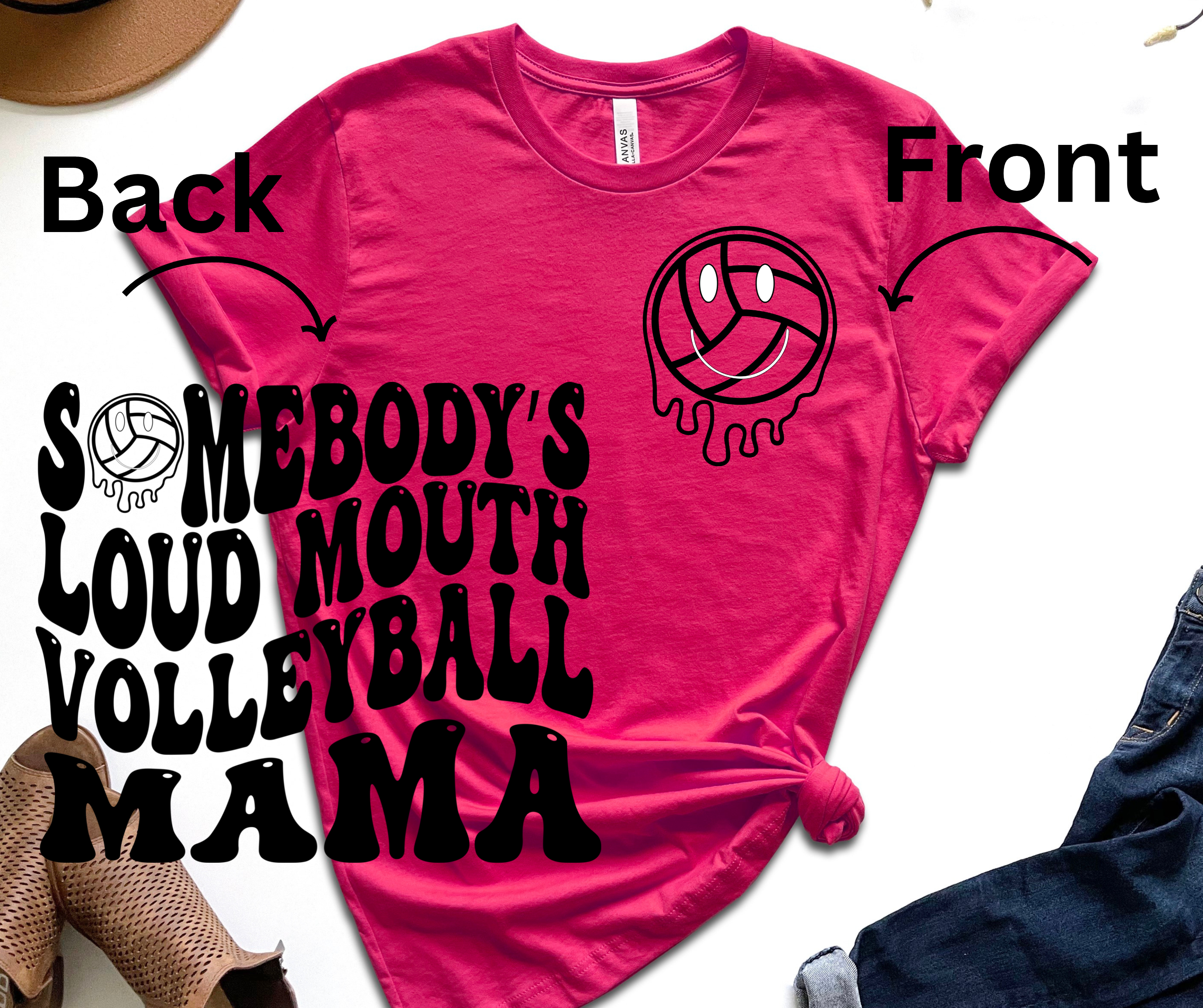 Loud Volleyball Mom